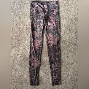 The North Face Pink and Gray Leggings